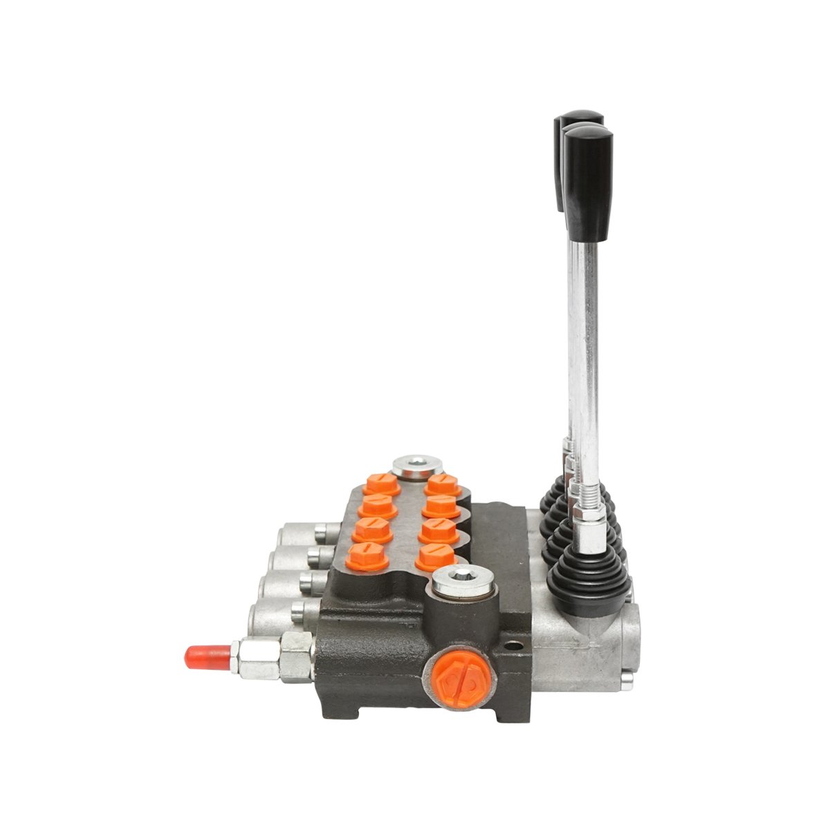 Distribuitor hidraulic cu 4 manete debit 40L/min cu levier inclus -15 /+80 Breckner Germany